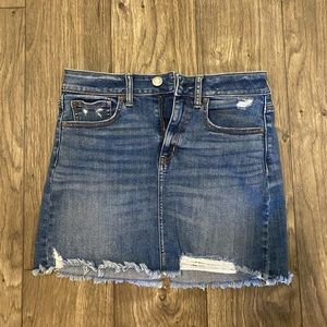 AMERICAN EAGLE DENIM SKIRT SIZE 6 *stretch*